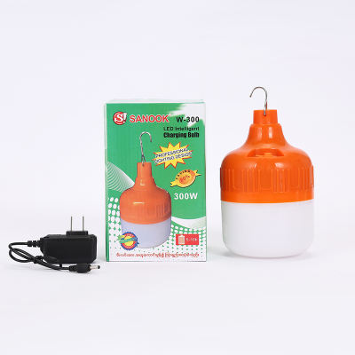 Sanook Family Outdoor Solar Charging Dimming Bulb Emergency Light Night Market Lamp for Booth Charging Bulb