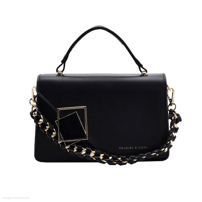 Stylish Good Texture Bag Crossbody Western Style Chain Shoulder Messenger Bag Handbag Women's Small Square Bag 
