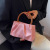 High Quality Bag Women's Bag Fashion Portable Messenger Bag Western Style Pleated Ring Shoulder Bag Bag