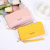  Premium Wallet Women's Card Holder Woven Double Pull Bag Trendy Women's Bags Wrist Strap Clutch Foreign Trade Custom Pu