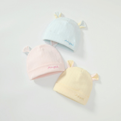 New Baby and Infant Hat Newborn Cute Double Layer Bear Ears Warm Beanie Soft Wool Cotton for Baby Hat