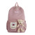 New Cute Bear Backpack Campus Mori Student Schoolbag Korean High School Student Junior High School Student Large-Capacity Backpack