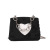 Embossed Western Style Chain Small Bag Solid Color Love New Simple Solid Color Portable Shoulder Underarm Messenger Bag