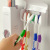 Creative Automatic Toothpaste Set Touch Me Toothpaste Squeezer Five-Bit Toothbrush Holder