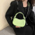 Textured Pressure Shell Handbag Women's Solid Color Chain Underarm Bag Western Style All-Matching Shoulder Messenger Bag