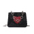 Embossed Western Style Chain Small Bag Solid Color Love New Simple Solid Color Portable Shoulder Underarm Messenger Bag