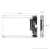  2.5-Inch SATA Serial Port Solid State SSD Mechanical USB3.0 Sliding Cover round Edge Transparent Mobile Hard Disk Box