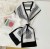 Small Silk Scarf Women's Korean-Style All-Match Spring and Autumn Ribbon Scarf Square Scarf Thin Narrow Long Decorative Scarf Autumn Fashionable