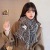 New Autumn and Winter Plaid Tassel Scarf Women's Korean-Style All-Match Japanese Dual-Use Shawl Warm Scarf