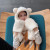 Factory Wholesale New Winter Bear Ears Hat Scarf Gloves Three-Piece Women's Plush Thickened Bear Scarf