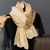 Air Conditioning Office Shawl Summer Multi-Purpose Women's Cotton and Linen Scarf Warm Outer Wear Fashionable Stylish Silk Scarf Sunscreen Scarf