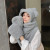 Factory Wholesale New Winter Bear Ears Hat Scarf Gloves Three-Piece Women's Plush Thickened Bear Scarf