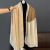 Air Conditioning Office Shawl Summer Multi-Purpose Women's Cotton and Linen Scarf Warm Outer Wear Fashionable Stylish Silk Scarf Sunscreen Scarf