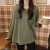 Spring and Autumn 2022 New Korean Style Loose and Lazy Style Thin Hooded Pullover Women's Fashionable Ins Long-Sleeved Top
