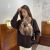 Cross-Border New Plaid Neutral Plain Shawl Autumn And Winter Leisure Warm Scarf Artistic Idyllic Woven Thickened Scarf