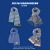 Klein Blue Scarf Cashmere-like Versatile Student Scarf Women's Chessboard Plaid Fashion Scarf Christmas Gift Scarf