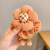 Large Flower Large Intestine Hair Band Rubber Band Children's Hairtie Internet Celebrity Ins Style Bun Hair Ornament Girls' Baby Headdress