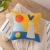 Backrest Headboard-Core Pillow Living Room Full Pillow Waist Without Embroidery Pillow Embroidery Cotton Back Cushion Sofa Pure Cotton Pillowcase Hug