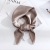 70 Trendy Silk Scarf Square Scarf Women's New Korean Simple Fashion Solid Color Tie-Dyed Artificial Silk Decorative Scarf Small Square Towel