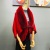 Men's and Women's Scarf Autumn and Winter Solid Color Cashmere Lovers Wild Chinese Red Long Spring and Autumn Empty Warm Shawl Thick