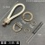 Woven Leather String Car Key Ring Wholesale High-End Kirsite Key Ring Car Keychain Ornaments