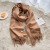 Cashmere Scarf Feel Solid Color Tassel Shawl Long Couple Warm Artificial Cashmere Scarf All-Match Monochrome Shawl