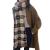 Autumn And Winter New Love Plaid Artificial Cashmere Scarf Korean Style Thick Warm Student Scarf Long Tassel Shawl