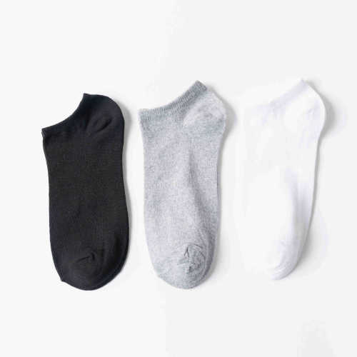 2022 Foreign Trade Stall Manufacturers Large Goods Shallow Mouth Men‘s Boat Socks Cheap Boat Socks