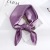 70 Trendy Silk Scarf Square Scarf Women's New Korean Simple Fashion Solid Color Tie-Dyed Artificial Silk Decorative Scarf Small Square Towel