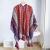 Ethnic Style Shawl Lijiang Scarf Qinghai Sichuan-Tibet Line Travel Shawl Cape Outer Wear Thickened Cloak Robe Manufacturer