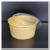 Disposable Kraft Paper Bowl Thick round Packaging Bowl Takeaway Light Food Fitness Dining Bowl with Lid Fruit Salad Bowl