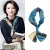 New Tie Star Small Scarf Fashion Temperament Printed Long Satin Chiffon Scarf Female All-Match Scarf Manufacturer