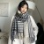 Japanese Style Houndstooth Cashmere-like Fashion Scarf Female Autumn and Winter Long Couple Shawl Thickened Korean Style Student Scarf