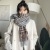 Japanese Style Houndstooth Cashmere-like Fashion Scarf Female Autumn and Winter Long Couple Shawl Thickened Korean Style Student Scarf