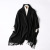 Women's Scarf 2022 New Autumn and Winter Korean Style Versatile Solid Color Long Autumn and Winter Thickening Wool Scarf Shawl Dual-Use