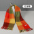 2022 Autumn and Winter Simple Women's Plaid Scarf Shawl European and American Thickened Thermal Long Artificial Cashmere Scarf Foreign Trade