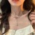 Light Luxury Pearl Heart Necklace High-Grade Special-Interest Design Clavicle Chain Sweet Cool Cold Style Hot Girl Necklace Wholesale Female