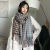 Japanese Style Houndstooth Cashmere-like Fashion Scarf Female Autumn and Winter Long Couple Shawl Thickened Korean Style Student Scarf