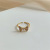Korean Dongdaemun Exquisite Butterfly Ring Female Special-Interest Design High Sense Switchable Index Finger Ring Temperament Ring