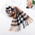 Autumn and Winter New British Plaid Artificial Cashmere Scarf Children's Tassel Warm Shawl Dual-Use Men's and Women's Neck Warmer Wholesale