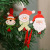 Christmas Supplies Christmas Decorations Christmas Cartoon Wooden Clip DIY Santa Claus Wooden Clip 5cm
