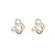 South Korea Dongdaemun Sterling Silver Needle Special-Interest Design Pearl Stud Earrings Fashion Versatile Simple Retro Light Luxury Earrings