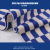 Klein Blue Scarf Cashmere-like Versatile Student Scarf Women's Chessboard Plaid Fashion Scarf Christmas Gift Scarf