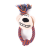 123 Cross-Border New Pet Cotton Rope Plush Toys Vocalization Bite-Resistant Small Dogs Accompany Relieving Stuffy Molars