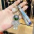 New Colorful Spaceman Keychain Creative Gift Transparent Astronaut Key Ring Astronaut Pendant Wholesale
