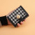 New Ladies' Purse Three Fold Houndstooth Short Wallet Buckle Long Clutch Multifunctional Coin Purse Wholesale