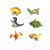 Factory Direct Sales Simulation Plastic Animal 6 Dinosaur Model Sand Table Decoration Children's Science and Education Cognition Other Accessories