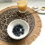 INS Style Simple Tableware Mat Home round Woven Mat Restaurant Retro Jute Decorative Pad Shooting Props Coaster