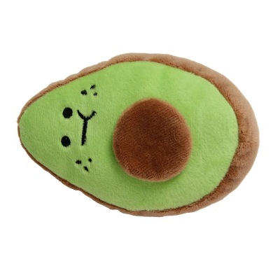 131 Pet Avocado Plush Toy Watermelon Kiwi Fruit Cute Shape Sound Plush Toy