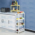 Multi-Layer Kitchen Storage Rack Vegetable Basket Bathroom Bathroom Washing Machine Storage Rack Floor Gap Snack Trolley